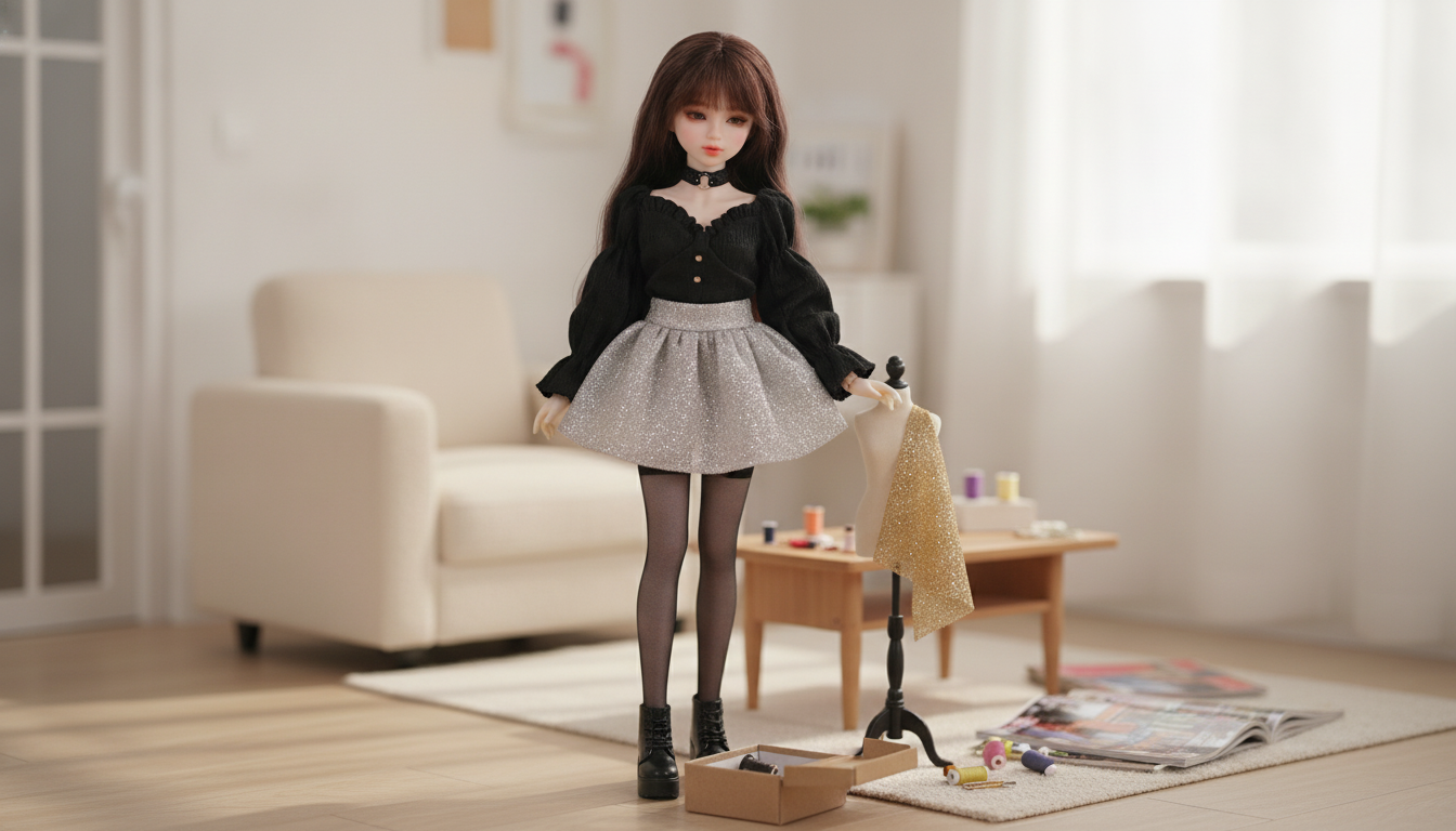 Aurola 1/6 Fullset BJD: Korean Glitter Skirt Guide